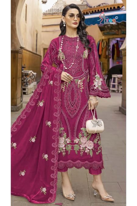 Sf 5552 By Shree Chiffon Wholesale Pakistani Salwar Suits Suppliers In Mumbai
